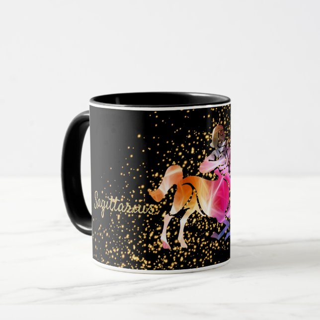 Schütze-Tierkreis Tasse (Vorderseite Links)