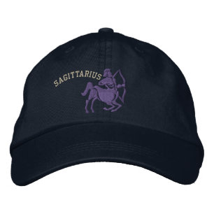 Schütze-Tierkreis-Zeichen-Stickerei am 22. Bestickte Kappe