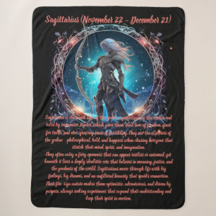 Schütze-Zodiac-Kunst Sherpadecke