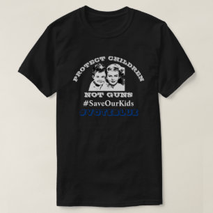 SCHÜTZEN KINDER NICHT GUNSTEN #VOTEBLUE T-Shirt