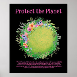 SCHÜTZEN SIE DAS PLANET RETTEND EARTH Earth Day Ar Poster