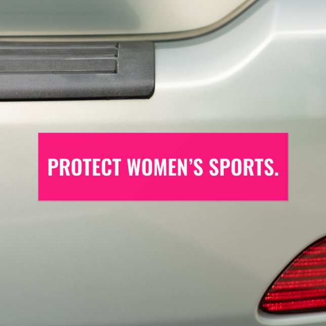 Schützen Sie den weiblichen Sportler mit rosa Mini Autoaufkleber (Auf Auto)