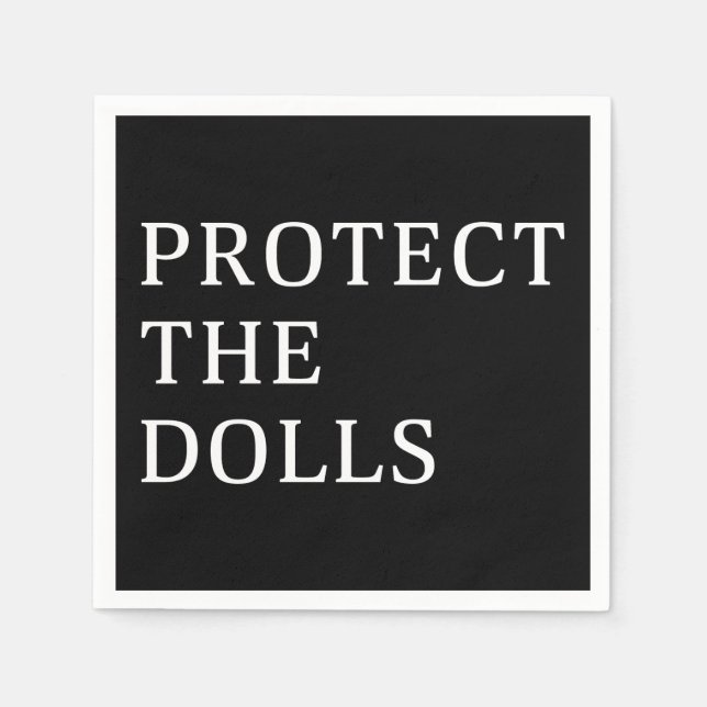 Schützen Sie die Dollars Serviette (Vorderseite)