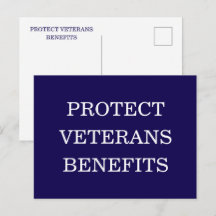 Schützen Sie die Leistungen für Veteranen politisc