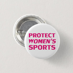 Schützen Sie die Sportart der Frauen mit rosa weiß Button