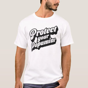 Schützen Sie Ihr Dopamin SelfCare Wellness Retro G T-Shirt