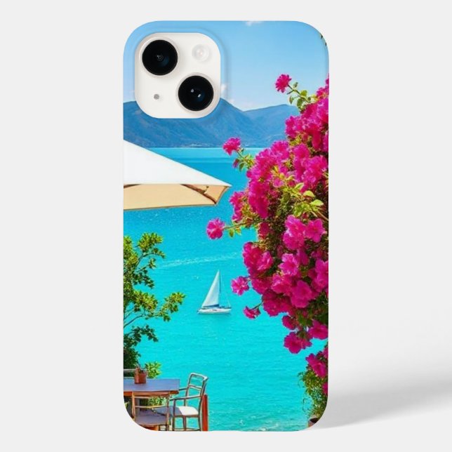 "Schützen Sie Ihr Telefon mit Café Charm - Romanti Case-Mate iPhone 14 Hülle (Rückseite)