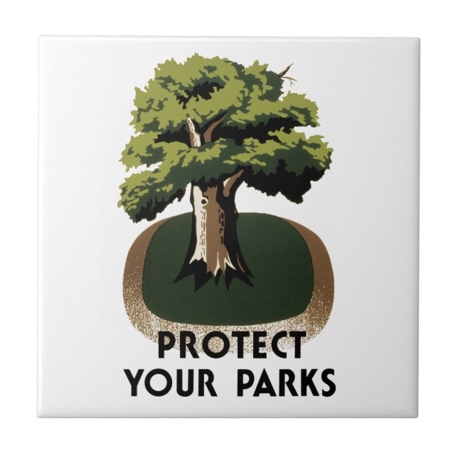 Schützen Sie Ihre Parks Fliese (Vorderseite)