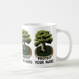 Schützen Sie Ihre Parks Kaffeetasse