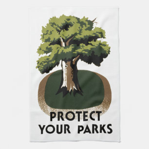 Schützen Sie Ihre Parks Küchentuch