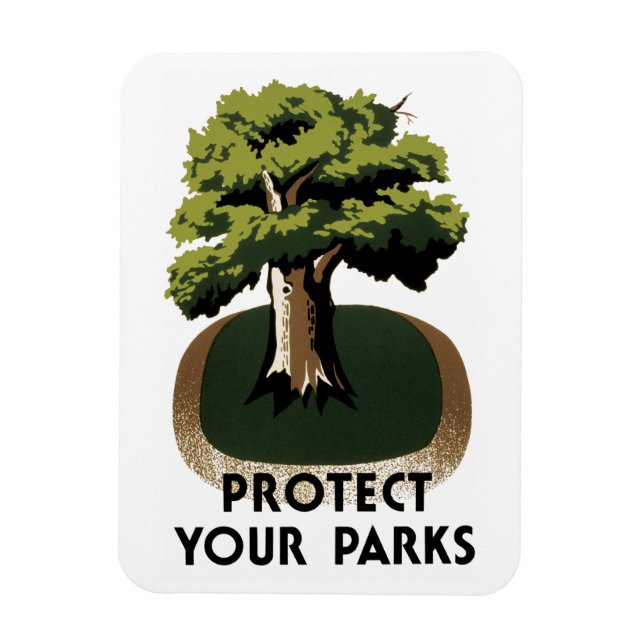 Schützen Sie Ihre Parks Magnet (Vertikal)