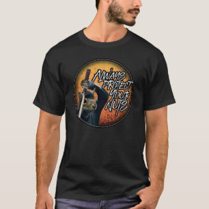 Schützen Sie immer Ihre Nüsse - lustiges Ninja-Eic T-Shirt