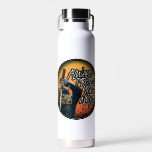 Schützen Sie immer Ihre Nüsse - lustiges Ninja-Eic Trinkflasche