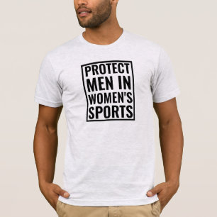 Schützen Sie Männer im Frauensport T-Shirt