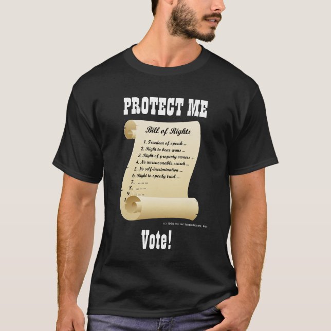 Schützen Sie mich - Verfassungsurkunde - T-Shirt (Vorderseite)