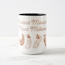 Schützen Sie Monarchen Pflanze Milkweed Kaffeetass