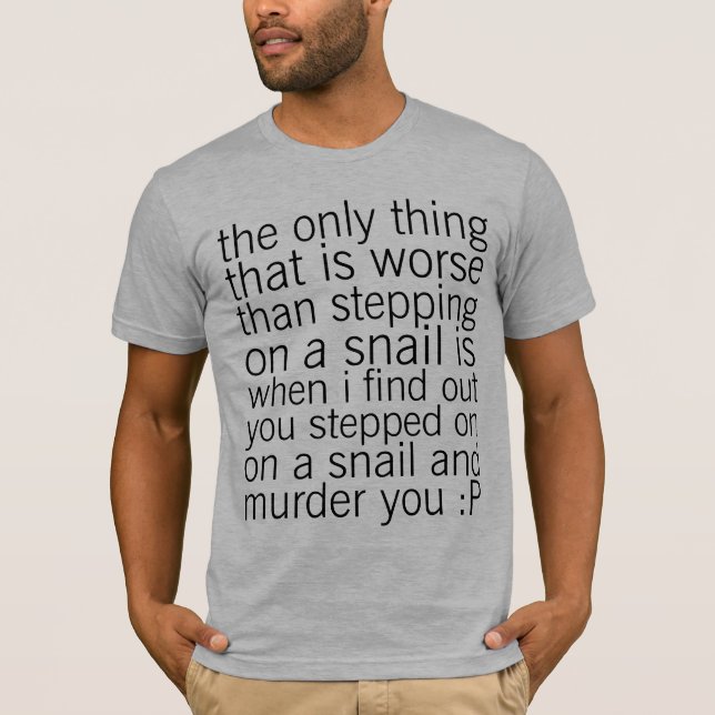 schützen Sie Schnecken T-Shirt (Vorderseite)