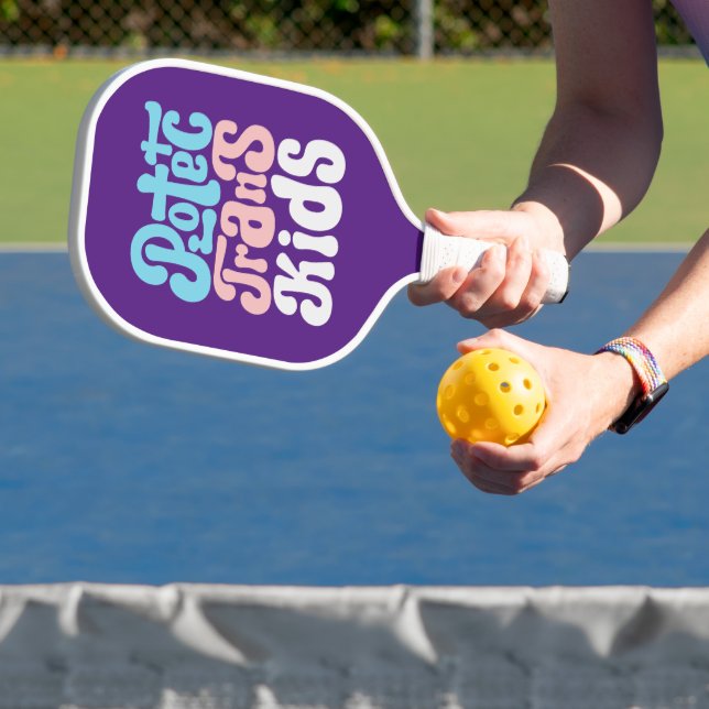 Schützen Sie Trans Kids Pickleball Racket Pickleball Schläger (InSitu)