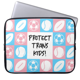 Schützen Sie Trans Kids Sportlehrer Laptopschutzhülle