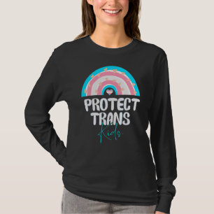 Schützen Sie Trans Kids Transgender Flag Herz Lgbt T-Shirt