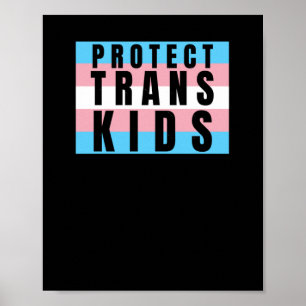 Schützen Sie Trans Kids Transgender Pricker Poster