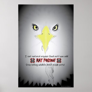 SCHÜTZEN SIE UNSER WILDLEBEN VOR RAT POISING POSTER