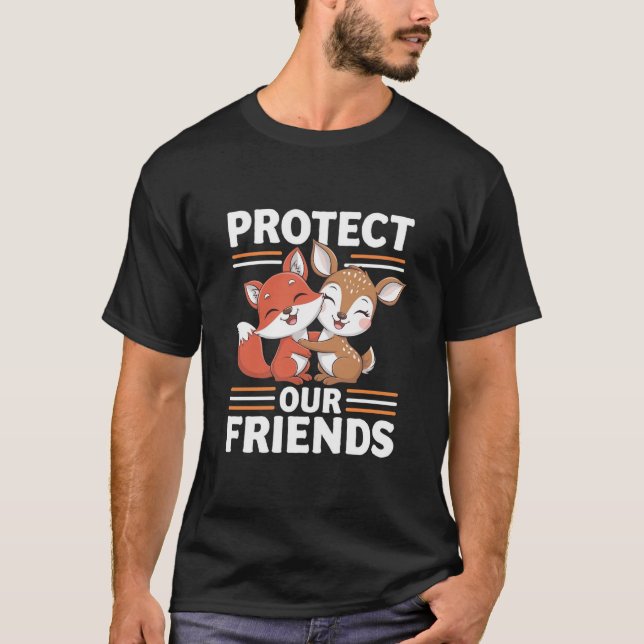 Schützen Sie unsere Freunde T-Shirt (Vorderseite)