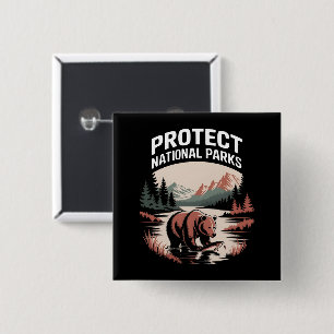 Schützen Sie unsere Nationalparks Button