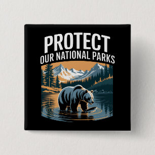 Schützen Sie unsere Nationalparks Button