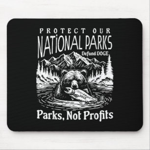 Schützen Sie unsere Nationalparks, entsorgen Sie D Mousepad