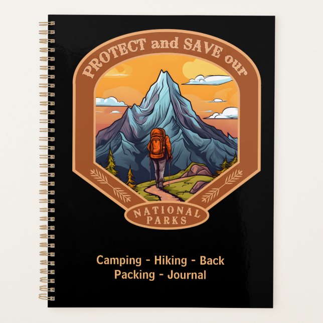 Schützen Sie unsere Nationalparks Planer (Vorderseite)