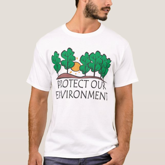Schützen Sie unsere Umwelt T-Shirt (Vorderseite)