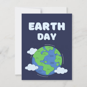 Schützen Sie unseren Planeten, 22. April Postkarte