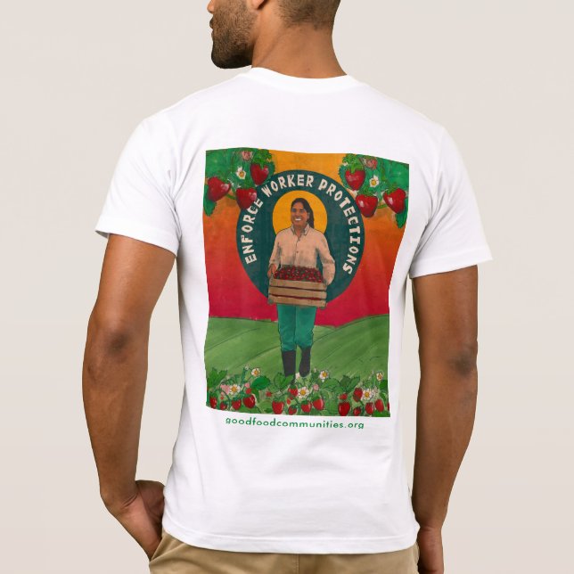 Schützen von Mitarbeitern Unisex T-Shirt ~SOFT~ (Rückseite)