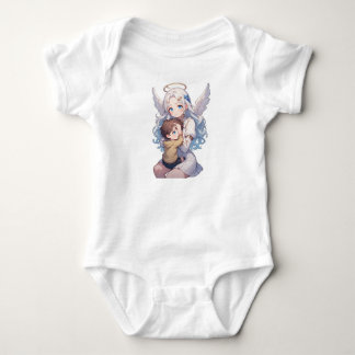 Schutzengel Baby-Body für Jungen Baby Strampler