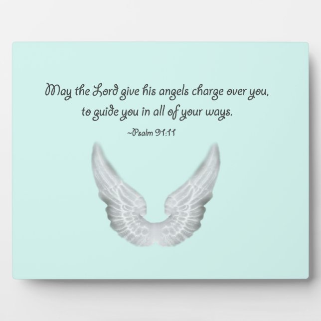 Schutzengel Fotoplatte (Vorderseite)