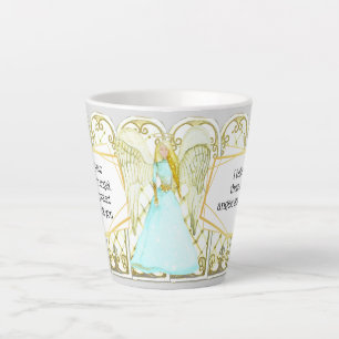 Schutzengel für Mädchen  DIY Sprichworts Gedicht Milchtasse
