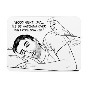 Schutzengel für Vater Magnet