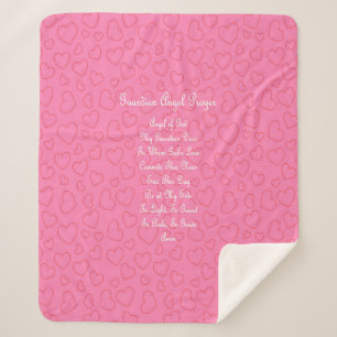 Schutzengel-Gebet Pink Sherpadecke