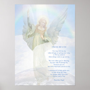 Schutzengel-Gedicht Poster