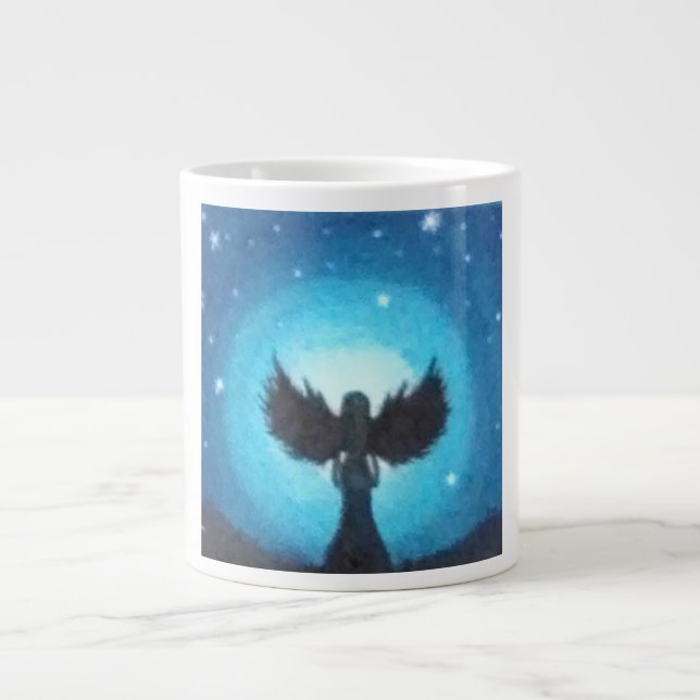 Schutzengel Jumbo-Tasse (Vorderseite)