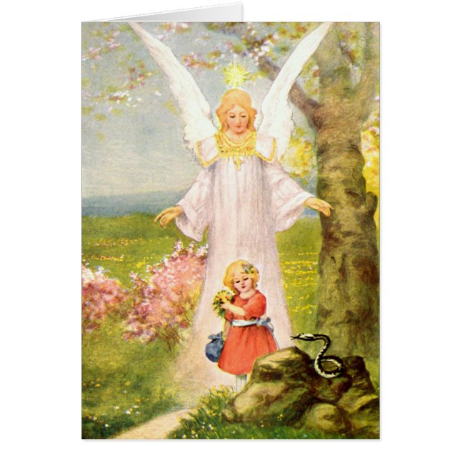 Schutzengel Mädchen und Schlange (Vorne)