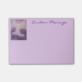 Schutzengel-Malerei Post-it Klebezettel