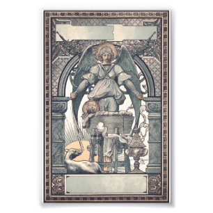 Schutzengel mit Jesuskind Fotodruck