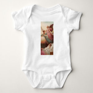 Schutzengel mit Kind Baby Strampler