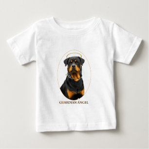 Schutzengel rottweiler Halo Baby T-shirt