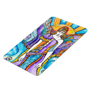 Schutzengel -tägig und Nacht Magnet