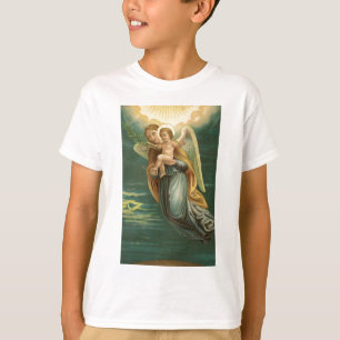 Schutzengel und Baby Jesus T-Shirt