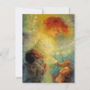 „Schutzengel“ von Franz Dvorak Postkarte