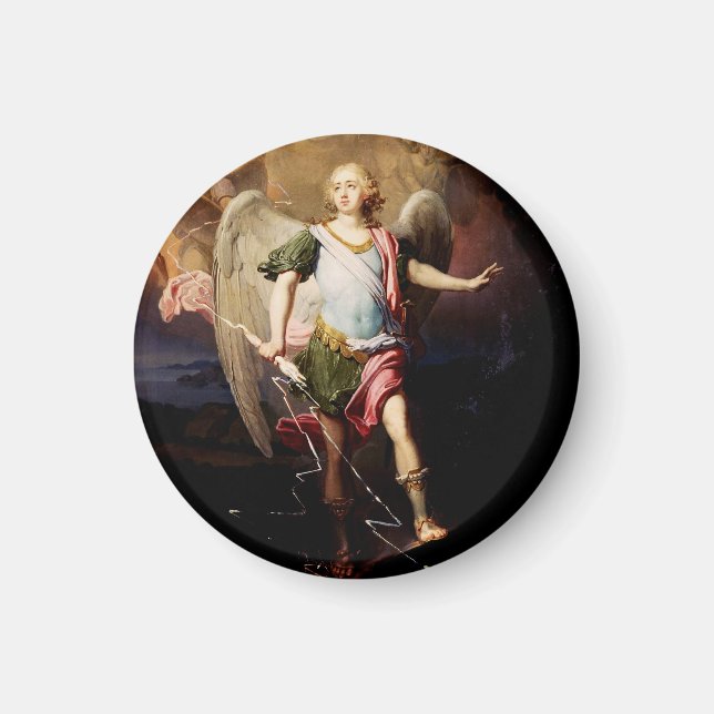 Schutzengel von Wladimir Borovikowsky Magnet (Vorne)